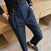 straight business suit pants 00243