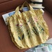 2色/ボタニカル刺繍トートバッグ ・12312