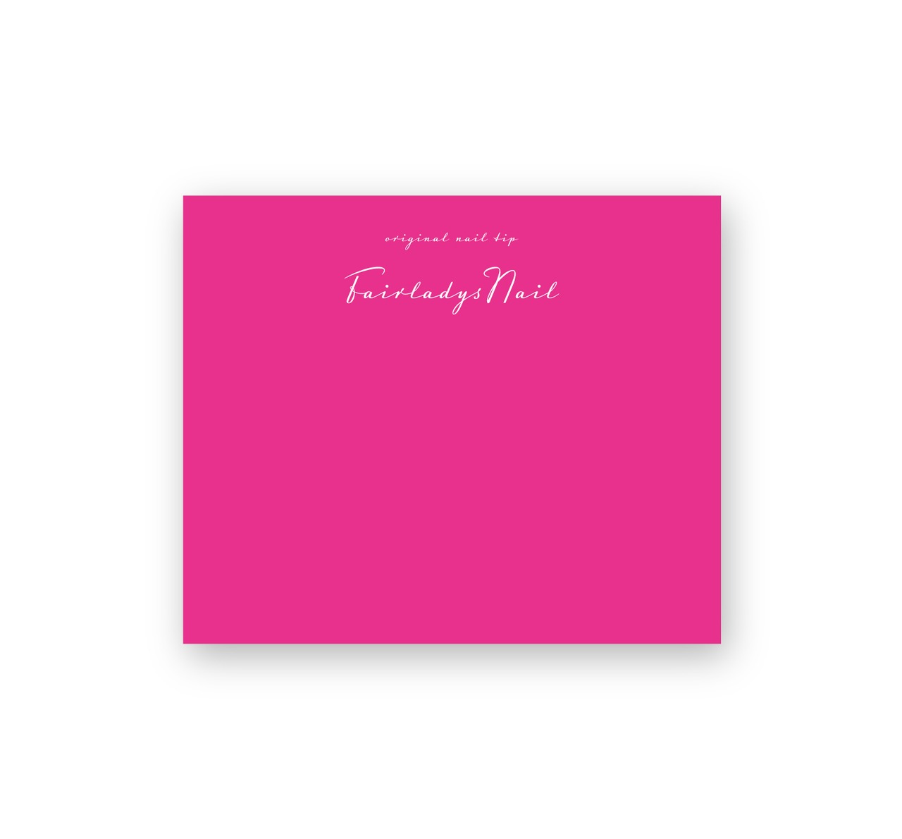 無地 × 濃いピンク系シリーズ| ネイルチップ台紙 アクセサリー台紙 | ncd_pk_2