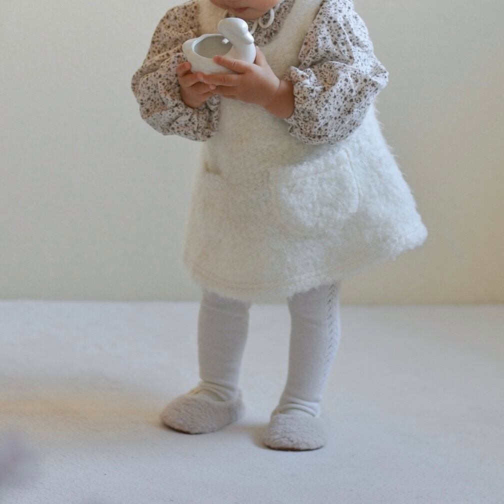 <LAST1>即納⌇aladin kids / Eco fur vest dress