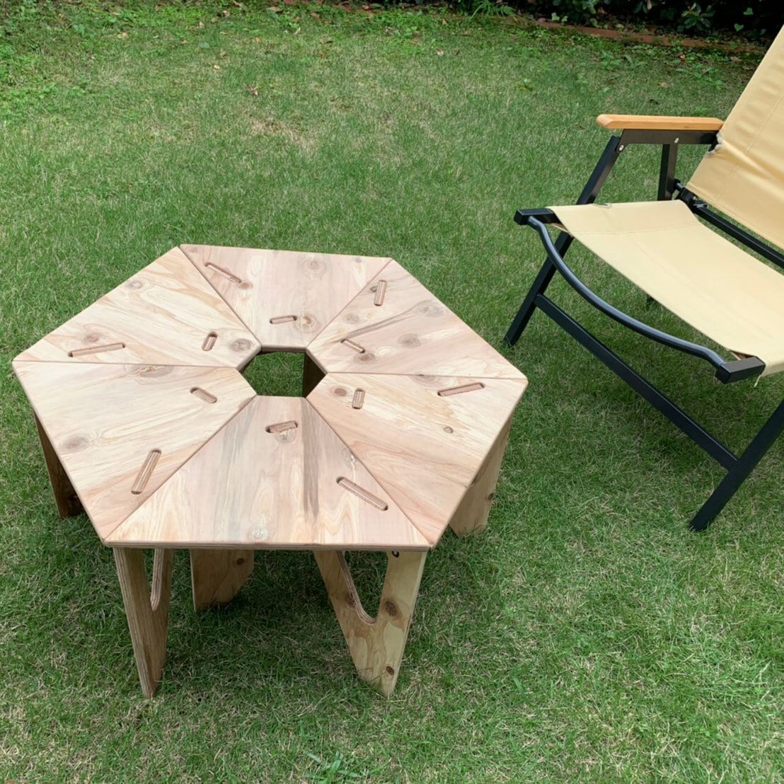 HEXA-TABLE【なごむ】 | 井上進木工所