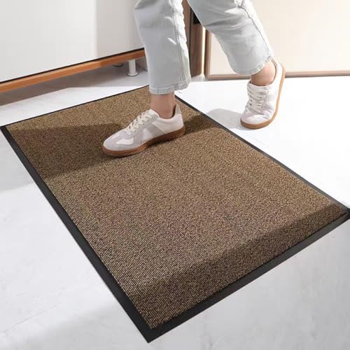 (Bcrio) 玄関マット 業務用 家庭用 屋外 室内 滑り止め 速乾 吸水 泥落とし 洗える エントランスマ