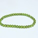 ペリドット ブレスレット 5mm メール便可 一点物 111-50589