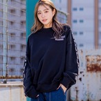 袖ロゴトレーナー