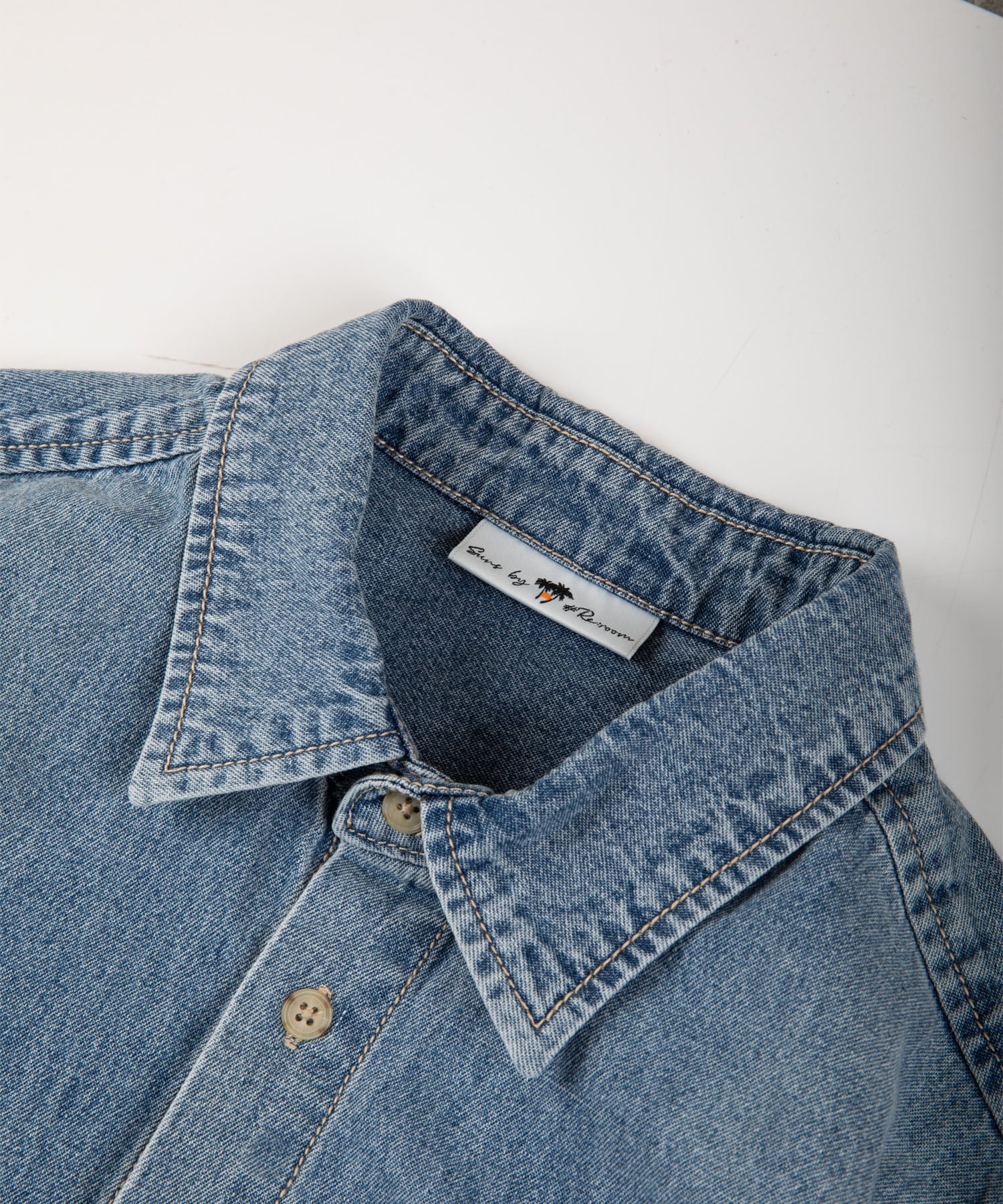 SUNS】SIDE LINE VINTAGE BIG DENIM SHIRTS［RSS017］ | #Re:room