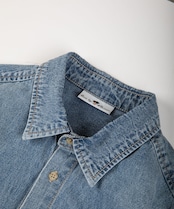 【SUNS】SIDE LINE VINTAGE BIG DENIM SHIRTS［RSS017］