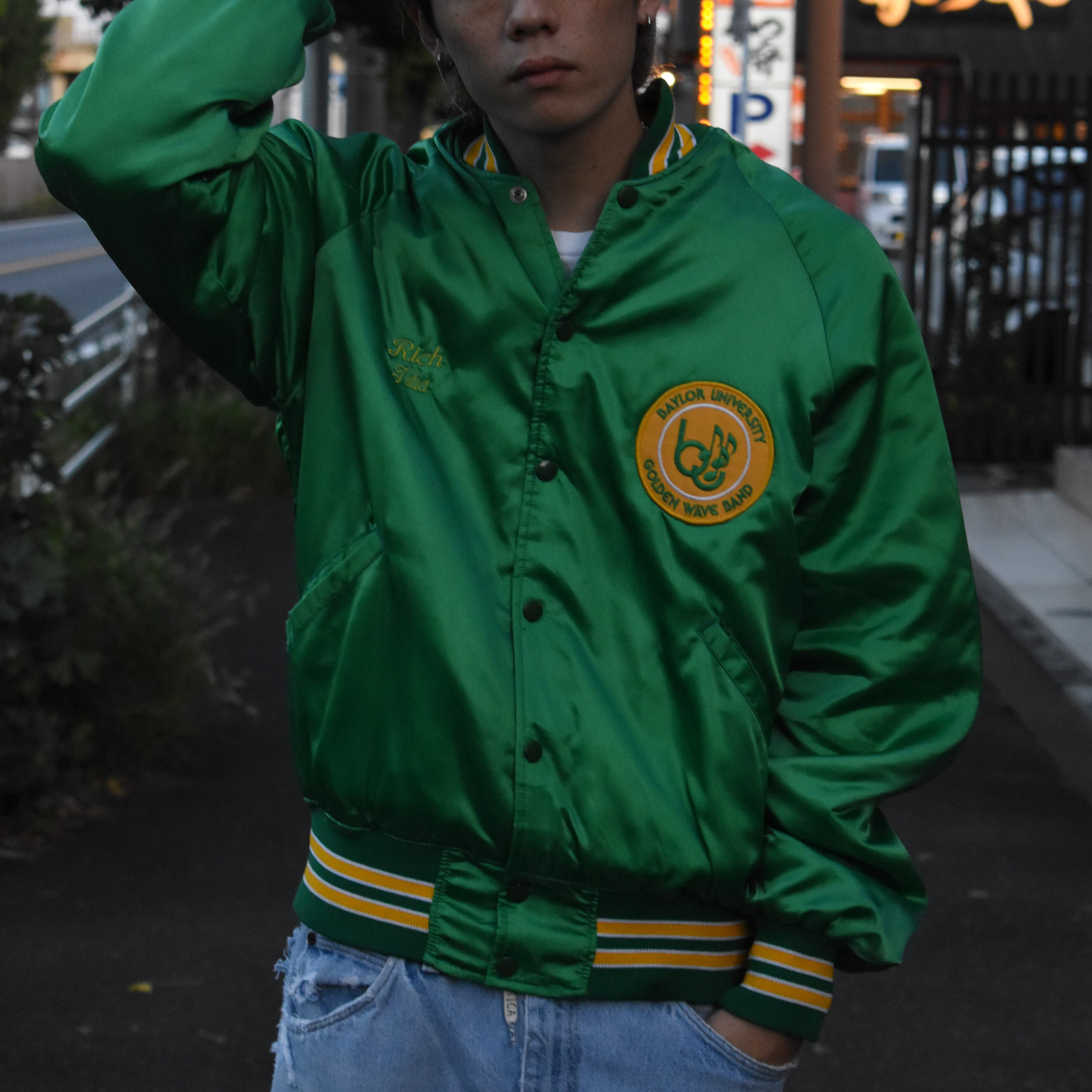 90s ナイロンスタジャン HOWE ATHLETIC APPAREL