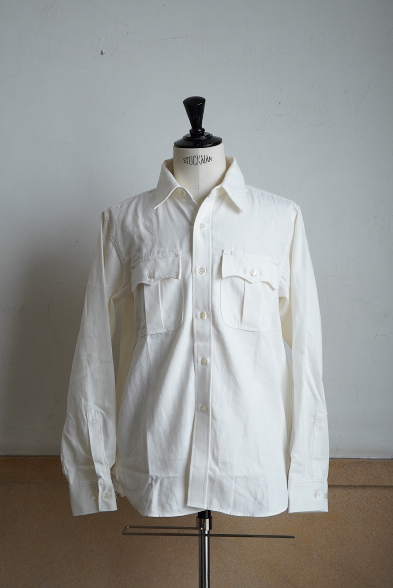 【UNION WORKS】 Work Shirt / Linen Cotton / White