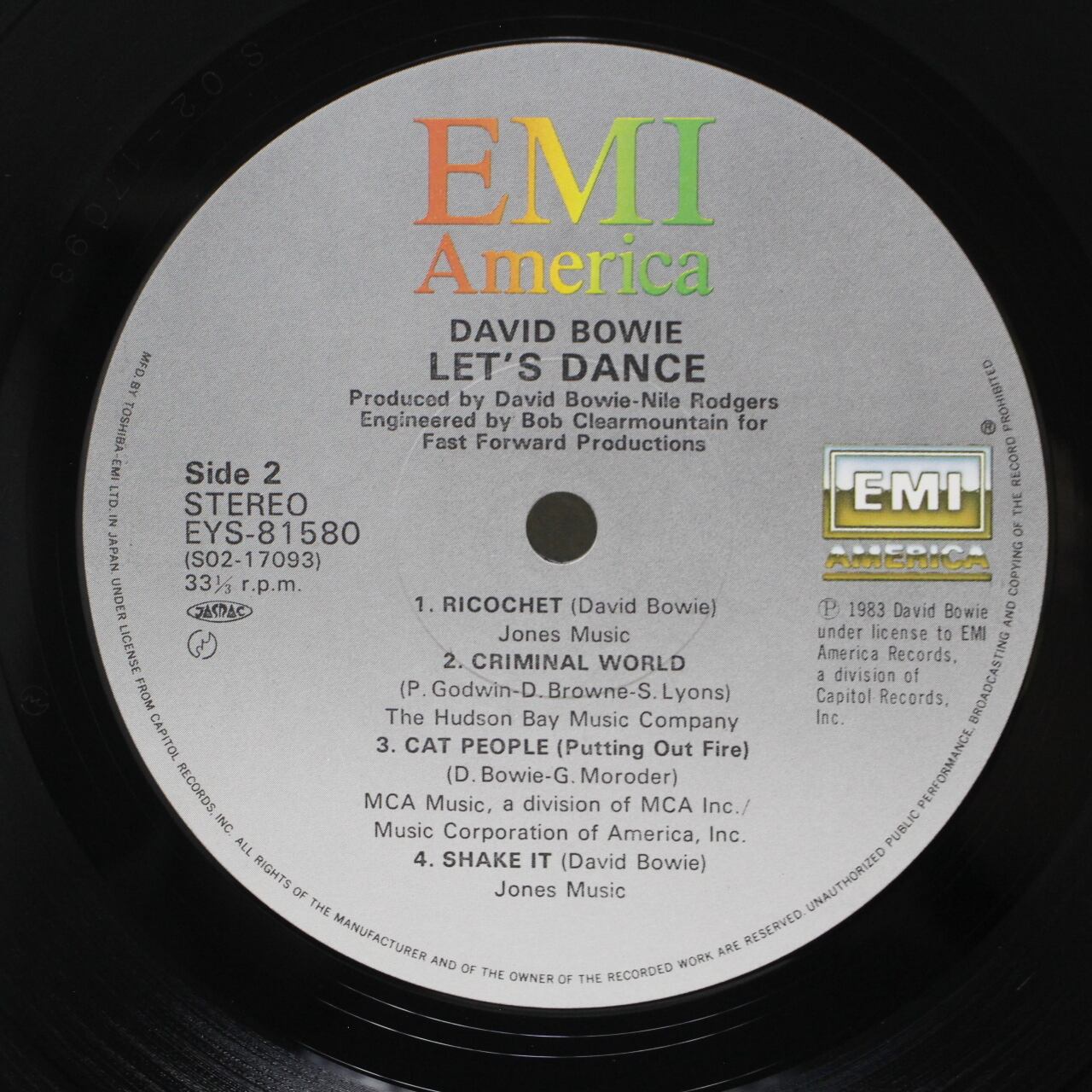 David Bowie / Let's Dance [EYS-81580] - 画像4