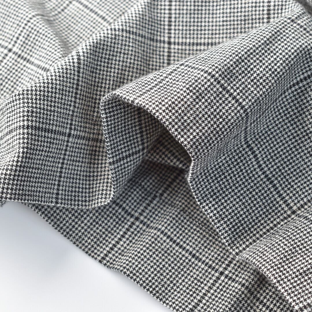 LinenYa リネンや コットンリネンタックスカート・チェック2 ちょっとアクセントの柄が欲しい時に最適です