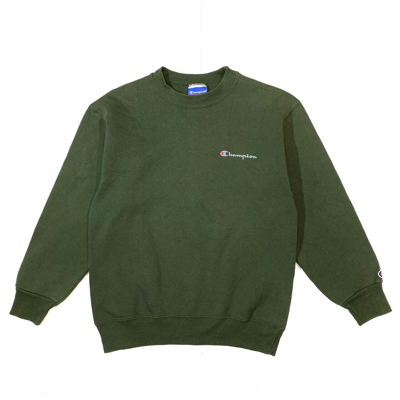Kids チャンピオン ロゴ スウェットシャツ キッズ10 12 141 152 古着 Usa製 Champion トレーナーグリーン 緑 スウェット Al2109 Cave 古着屋 公式 古着通販サイト