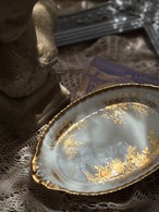 英国Vintage ROYAL ALBERT ロイヤルアルバートANTOINETTE アントワネット リーガルトレイ 金彩 薔薇柄