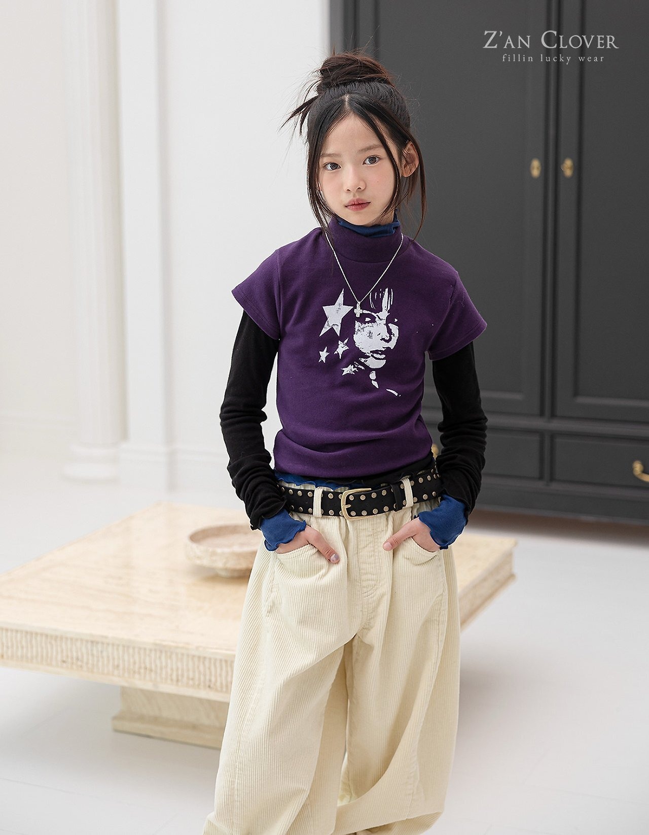 ZAN CLOVER［取寄］corduroy D line pants 26winter
