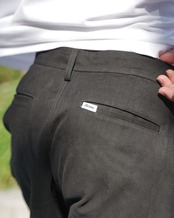 【#Re:room】HEAVY CHINO TWO TUCK  WIDE PANTS［REP305］