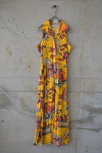 Western-patterned long dress