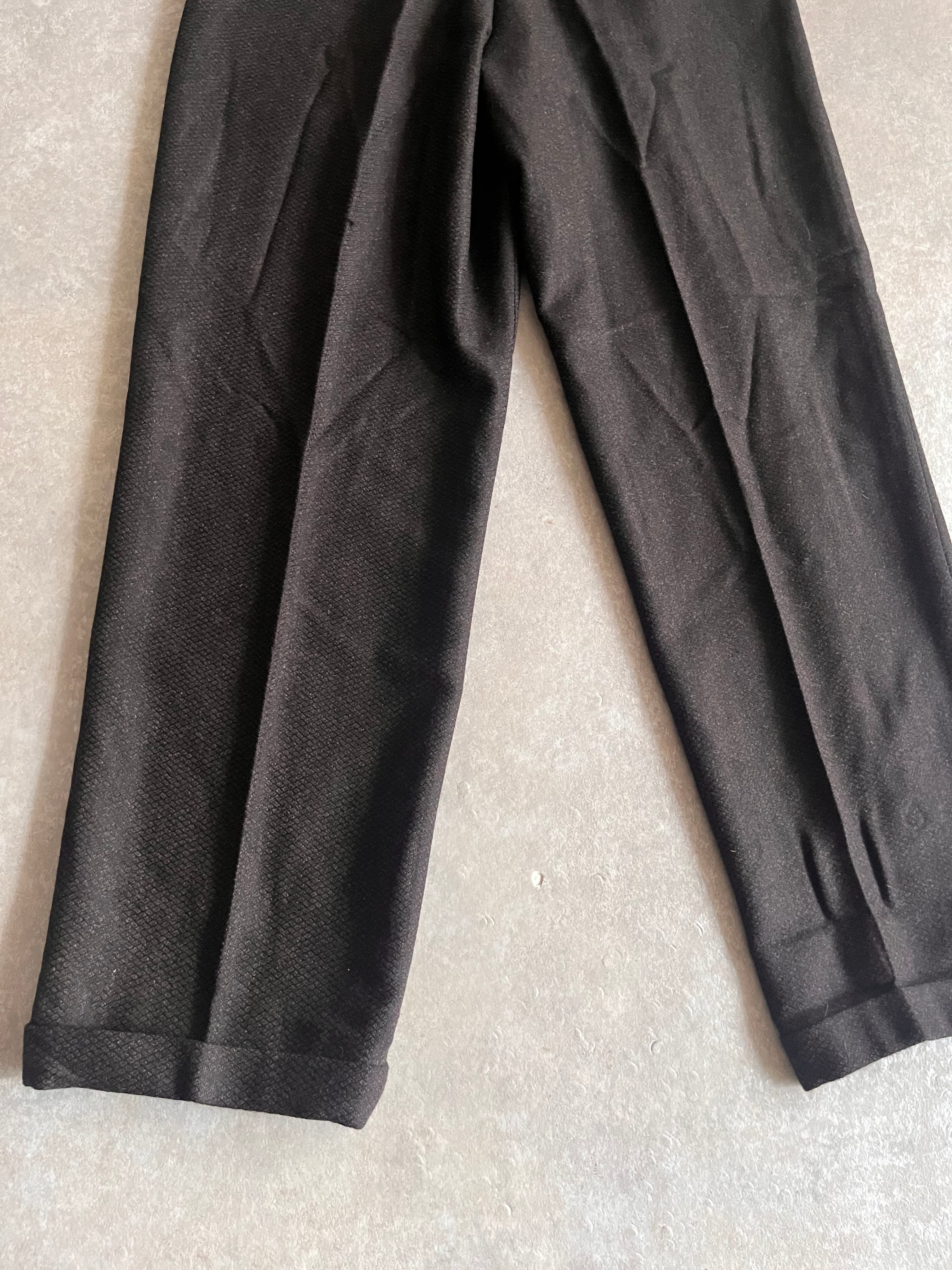 1990s Giorgio Armani Wool Slacks W33 L31 Made in Italy H752