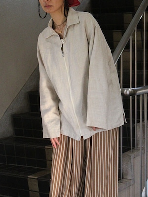 70s linen coat