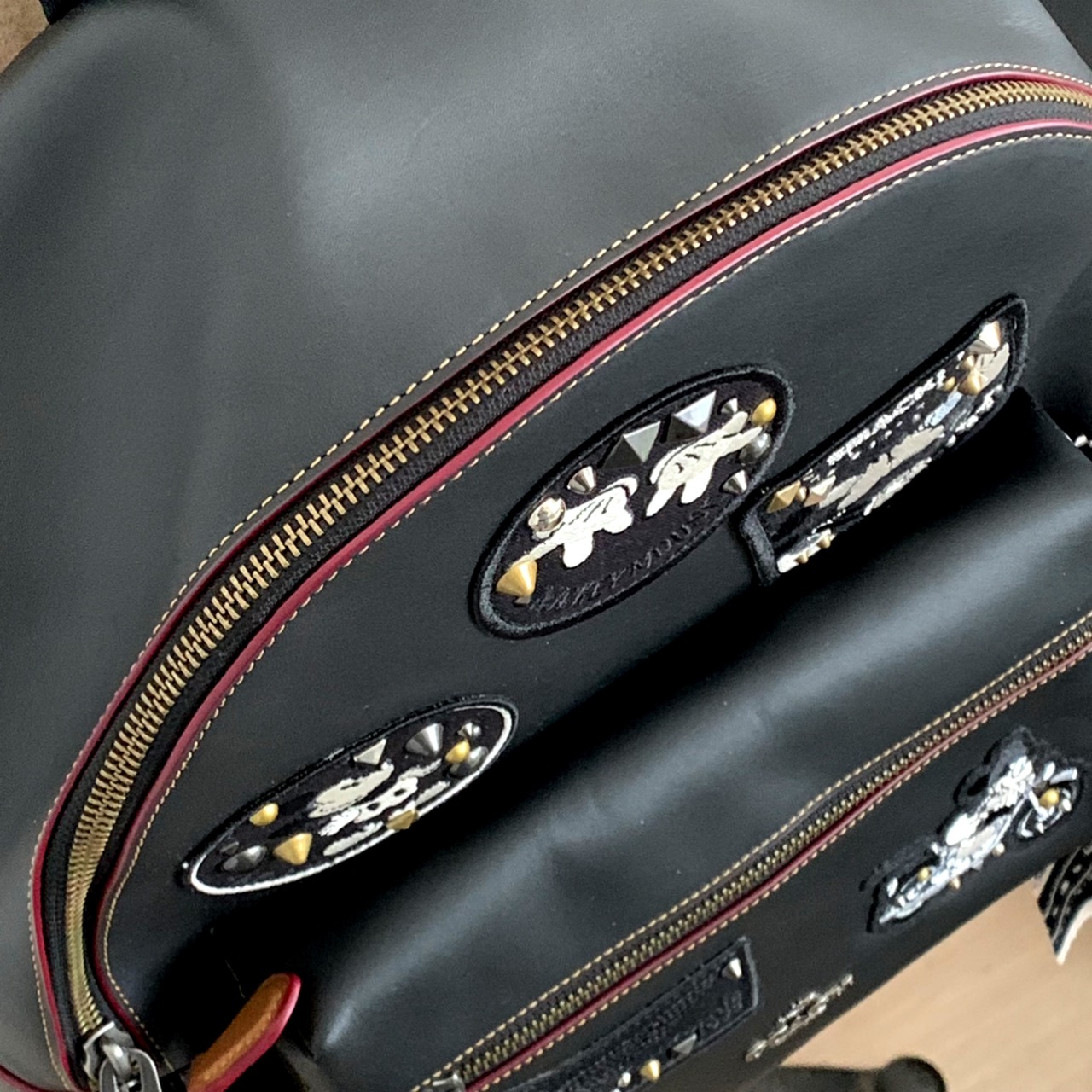 COACH コーチ Disney ディズニー コラボ レザー バックパック 希少