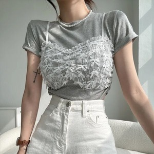 Lace Docking T-shirt 501121