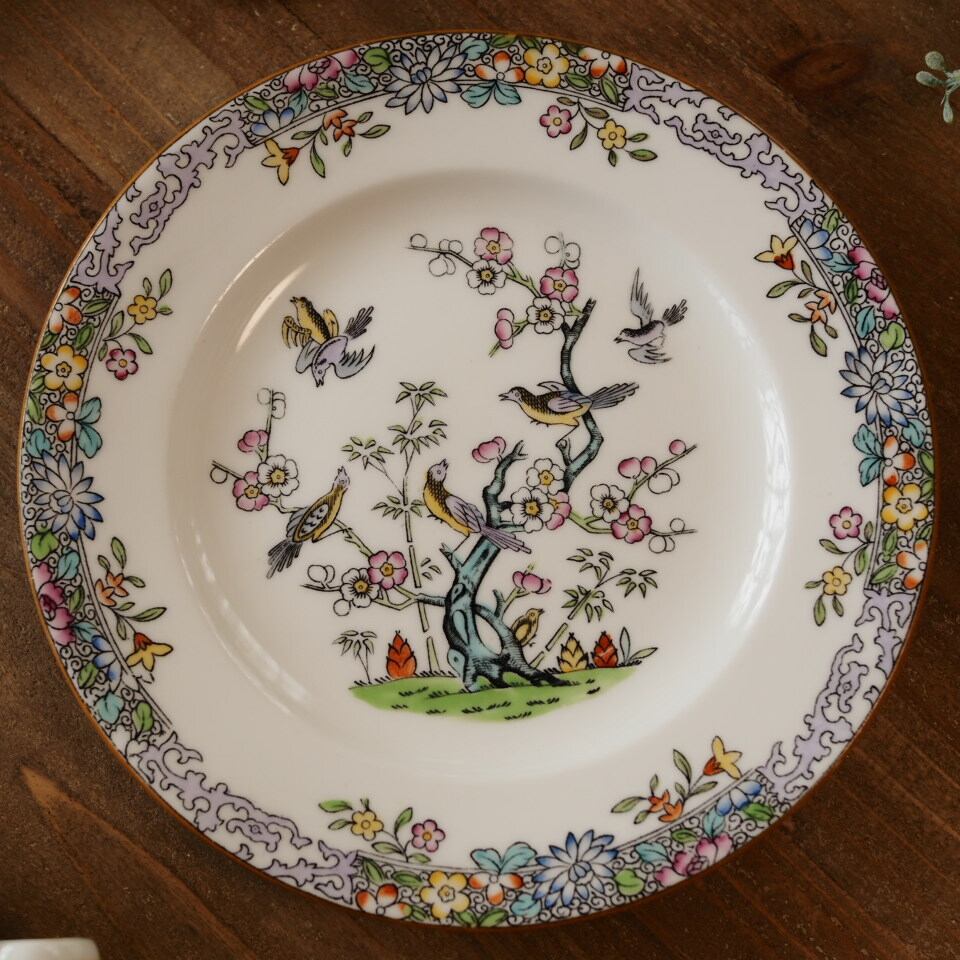 激レア】訳あり オールドミントン皇帝の庭エンペラーズガーデン トリオ  