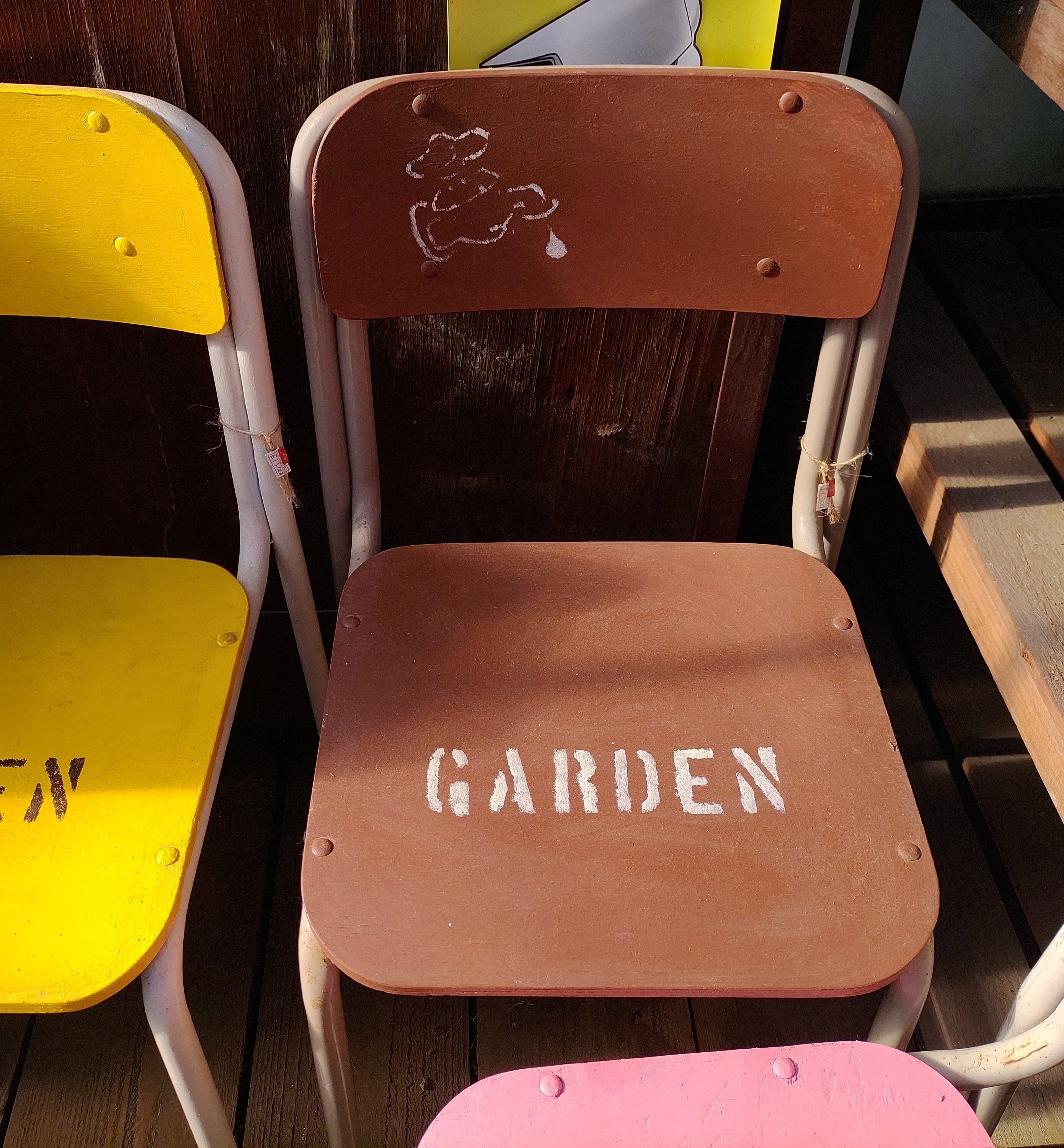 昭和の小学校椅子(リメイク) | RuPo 多肉植物専門店