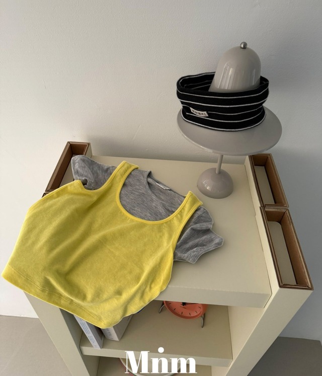 《送料無料》テンセルカラータンクトップ：kids【MINIMAL】※お取り寄せ