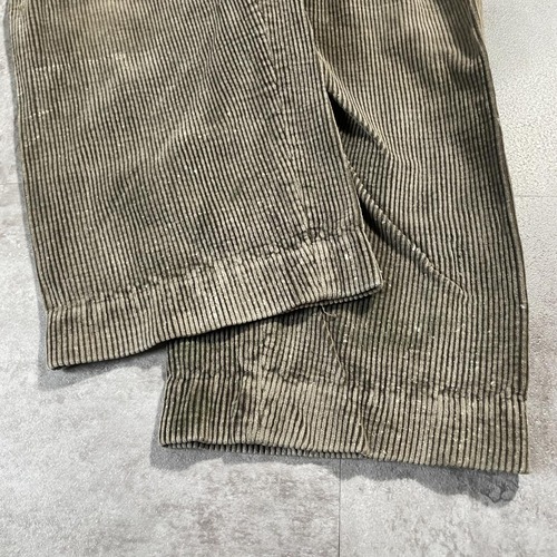 30-40s Cedufer ファーマーズ 太畝コーデュロイ ブラウン W39 詳細写真7