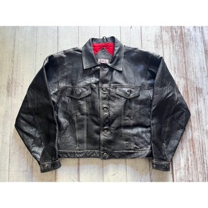 -APN collection- 90's leather tracker type jacket
