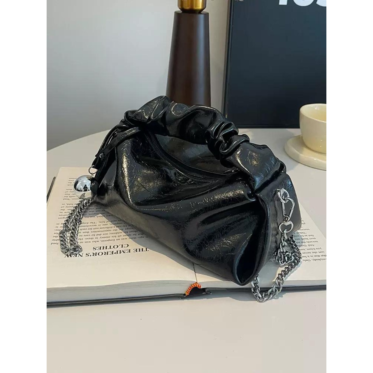 ギャザーハンドル 2way ショルダーバッグ 10231