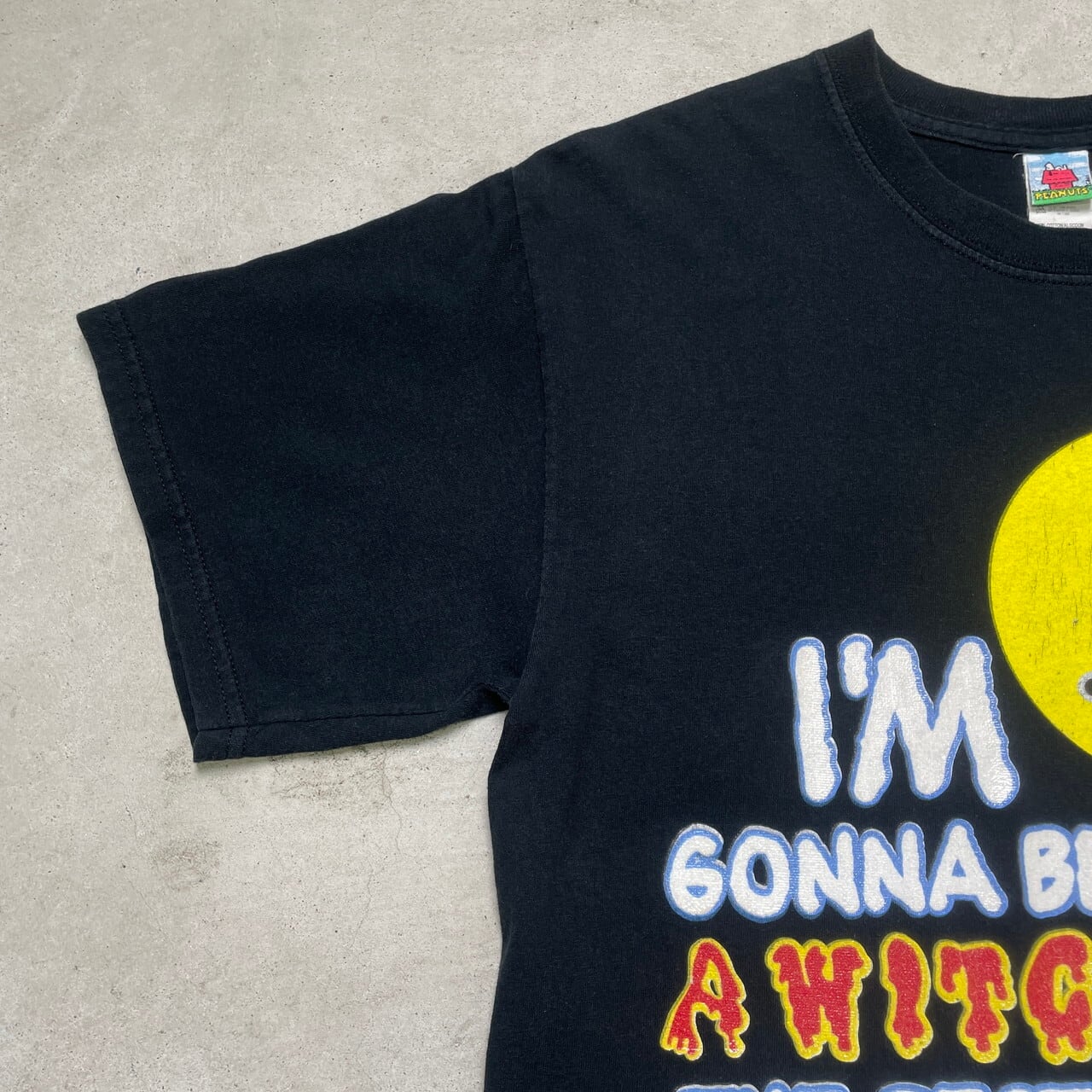 00年代 PEANUTS LUCY ルーシー キャラクタープリントTシャツ