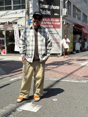 GENIUS CRAft / OMBRE CHECK SHIRT L/S / 長袖 / チェックシャツ