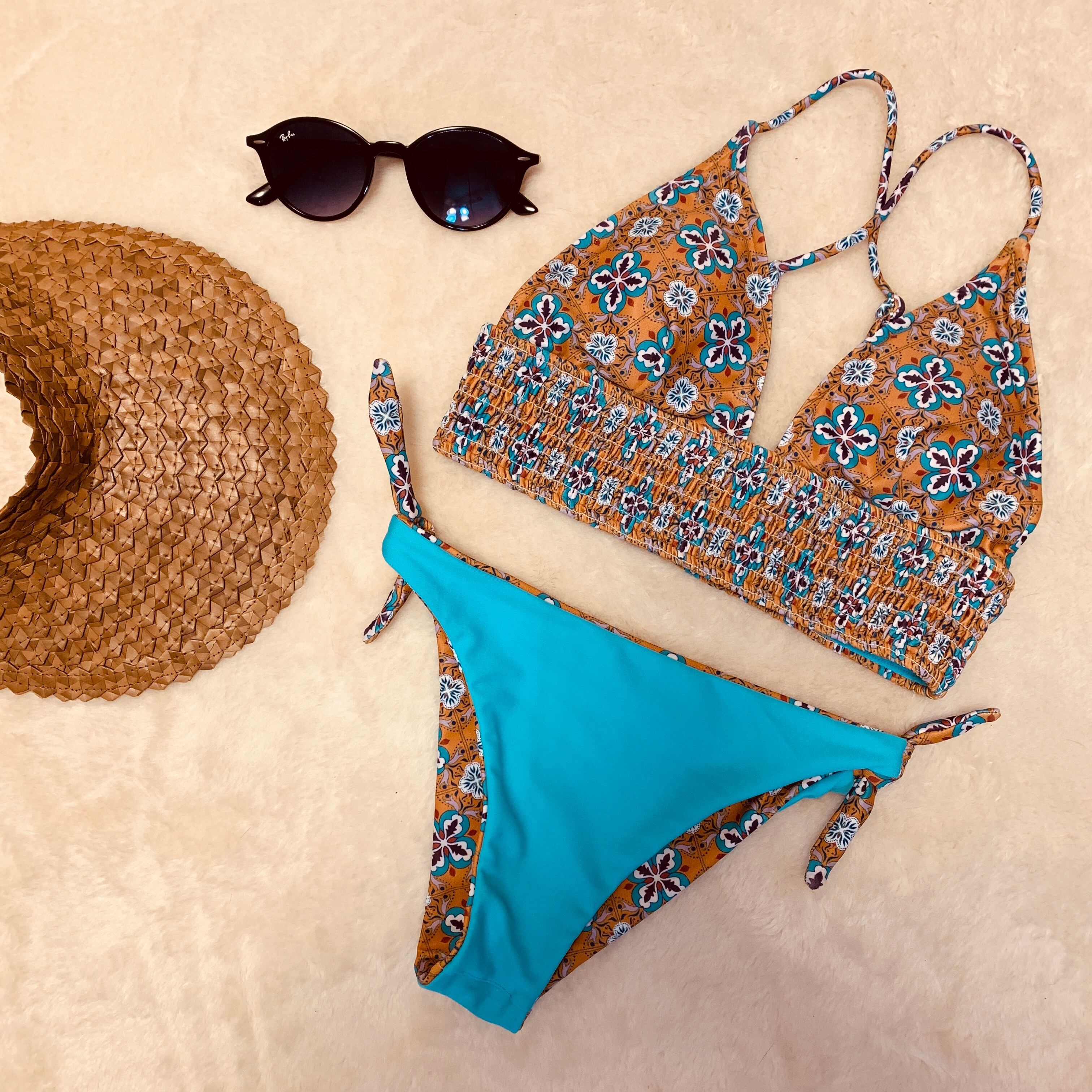 【即納】Ethnictile Triangle Bikini