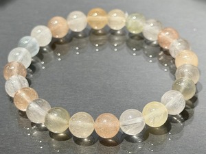 No.2339-4 【S】ミックスラビットヘアクォーツブレスレット