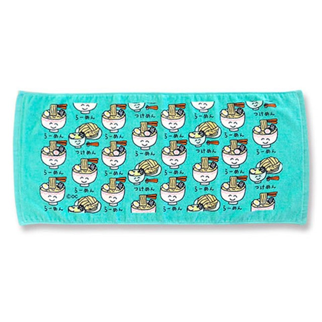 おえかきさんフェイスタオル/らーめんさん(1208028)