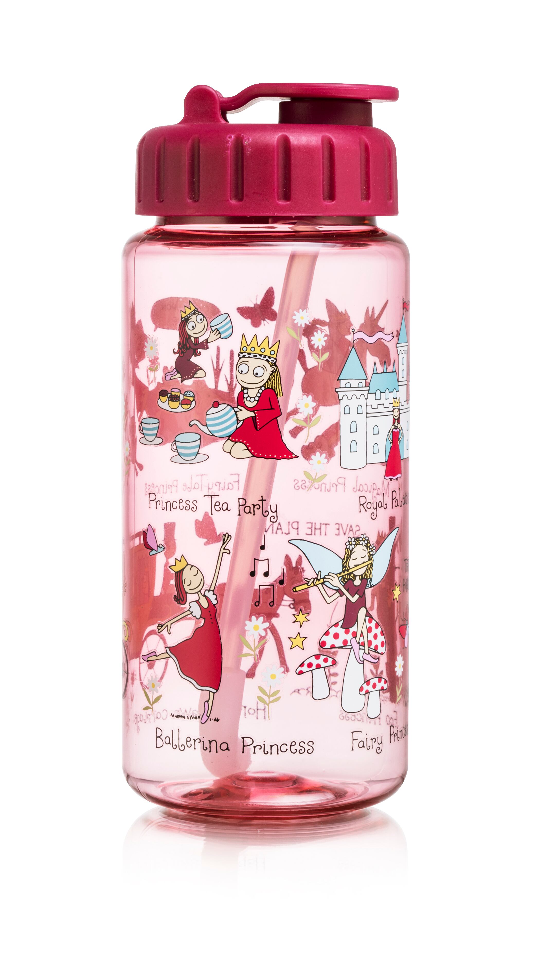 Drinking Bottle with optional straw　Princess_19BT2