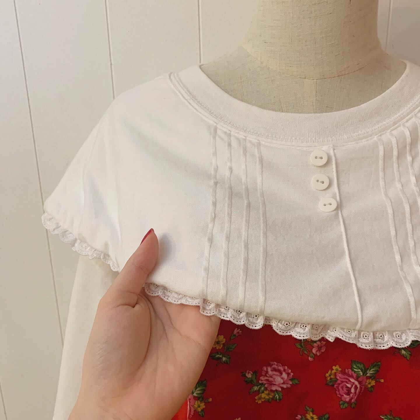 remake / bib collar handkerchief T