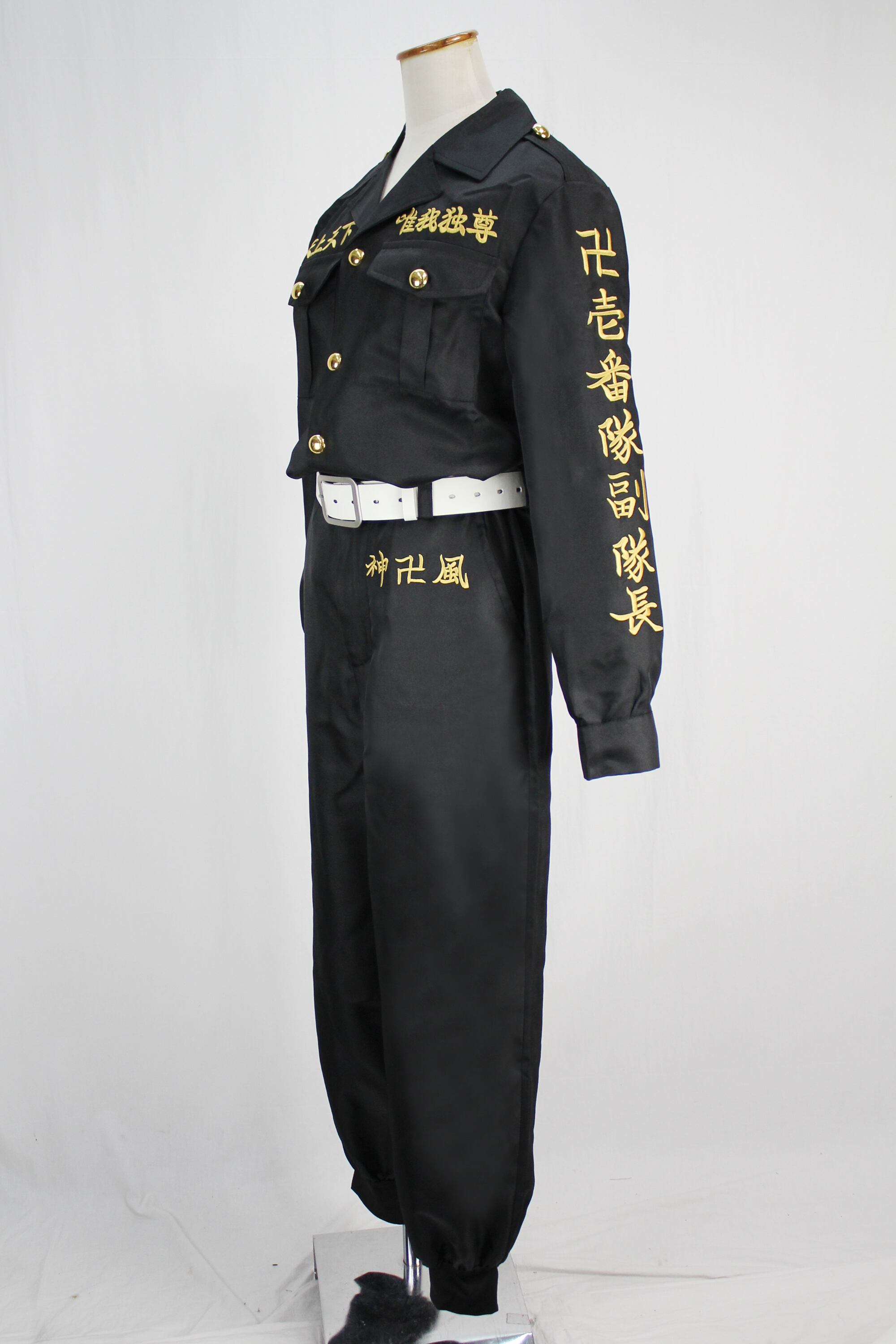 東京卍リベンジャーズ 風 松野千冬 東京卍會 東卍 壱番隊副隊長 特攻服 隊服 制服 女性lサイズ 即納品 文化雑貨スタジオ凛 コスプレ 撮影用衣装 ウィッグ 小道具 武器 雑貨 の通販サイト