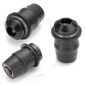 LOYELEY スクリーンボルト 10個セット M5 5mm ボルト ウェルナット 風防ネジ ウインドスクリーン カウルやスクリーンの固定 ワッシャー・六角レンチ付き カヤック オートバイ バイク用 (ブラック)