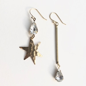 Starglass drop earrings G-001