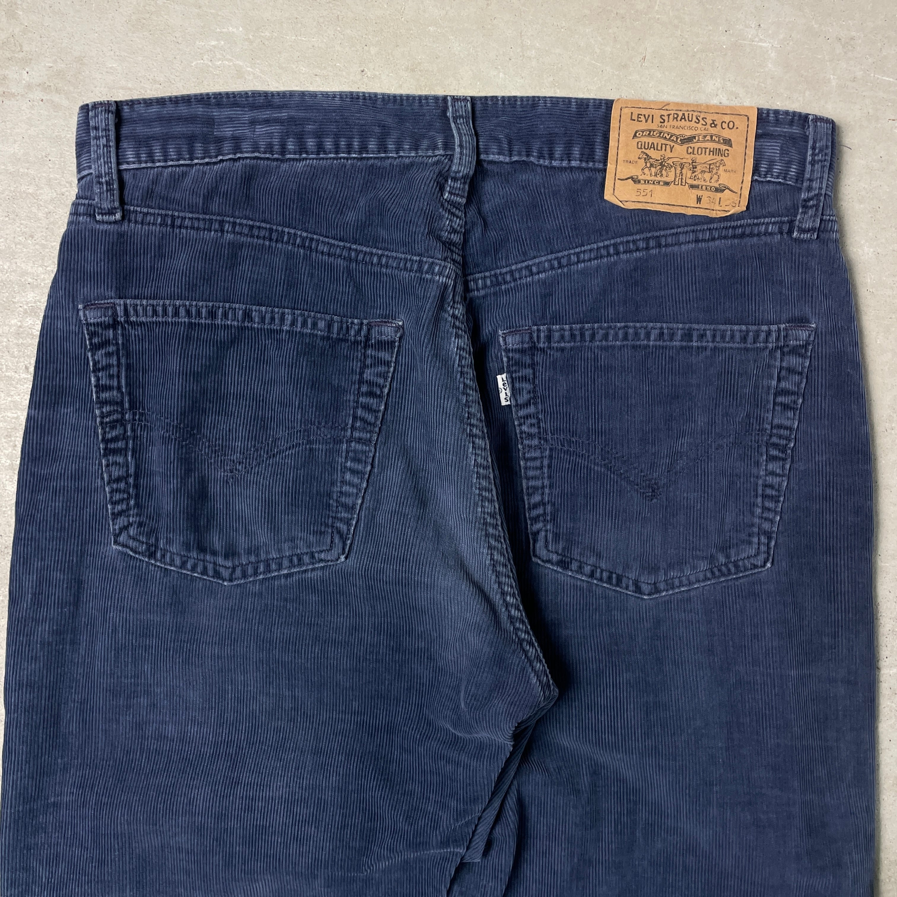 チュニジア製 90年代 Levi's ユーロリーバイス 551 コーデュロイパンツ