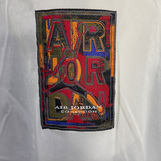 90s NIKE エアジョーダンコレクション ナイロンジャケット モノトーン L