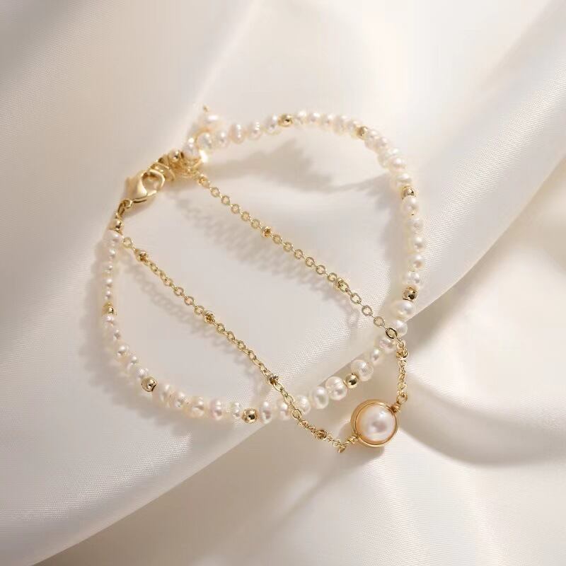 バロック風ブレスレット パール