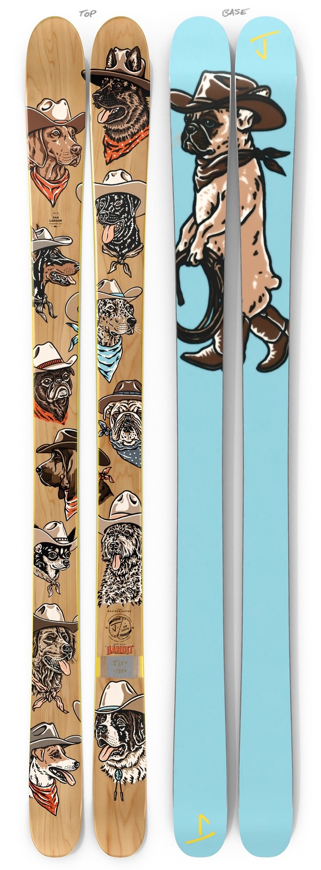 【福袋3万円付き】J skis マスターブラスター「バンディッツ」Sam Larson x Jコラボ限定版スキー