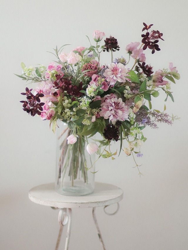 〈完成品販売ブーケ〉natural artificial flower bouquet