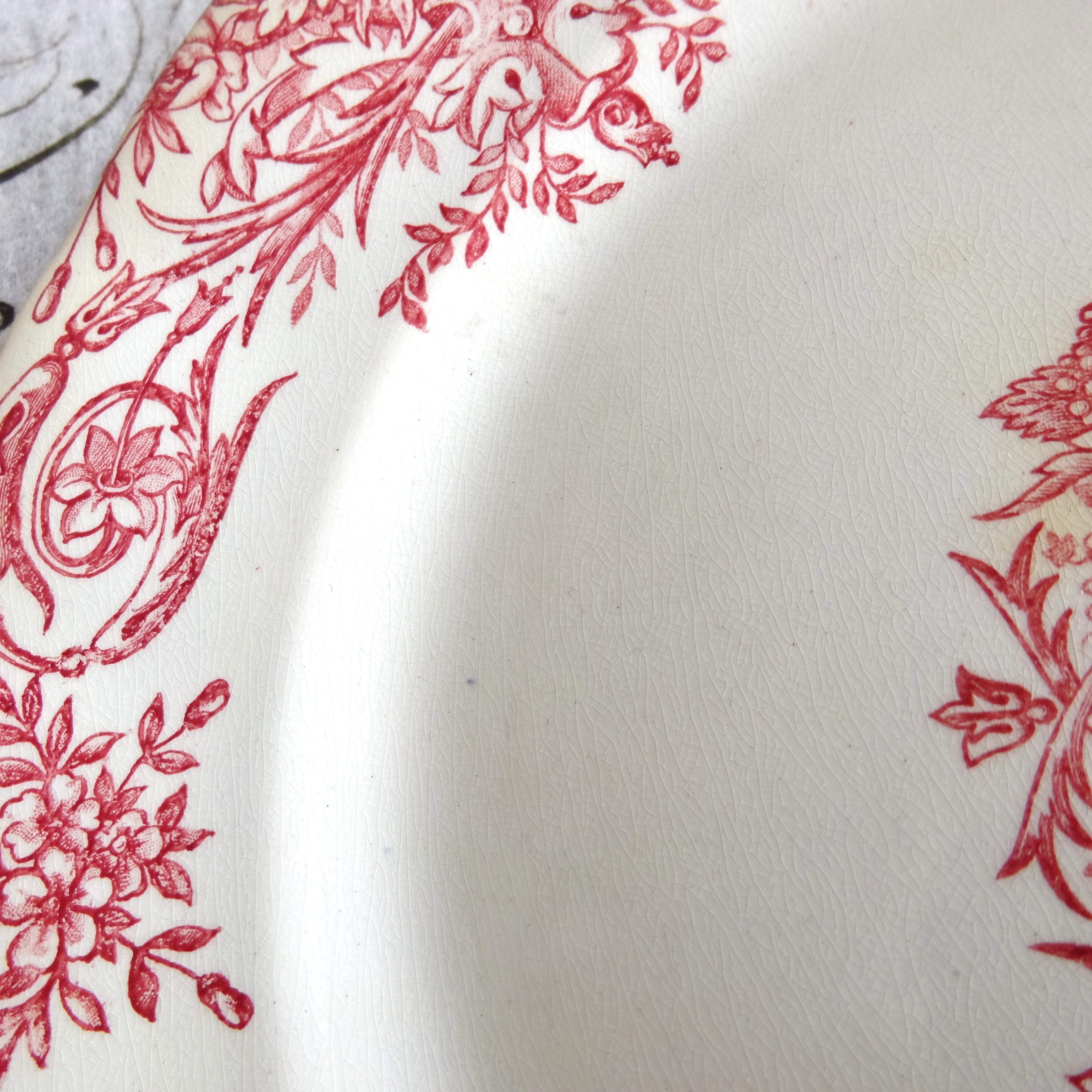 ☆ F F PEXONNE modèle Louis XVI assiette plate (D)