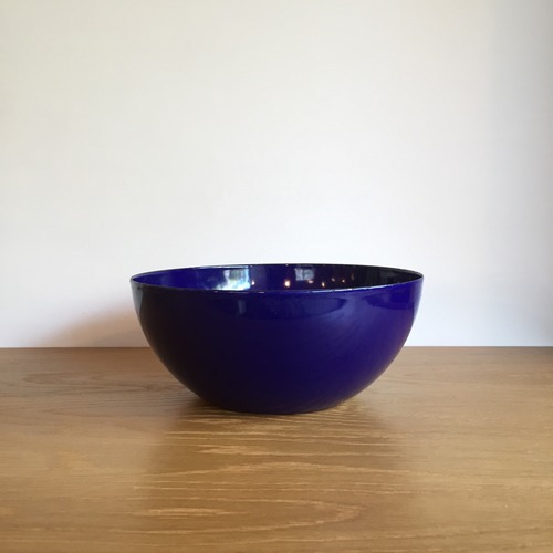 【北欧ヴィンテージ雑貨】Finel bowl blue フィネル ホーロー ボウル ブルー