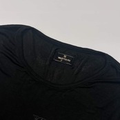 VALENZAPO SPORTS バレンザ ポー スポーツ ラインストーン 長袖 ストレッチ 長袖 Tシャツ カットソー 40/ブラック レディース