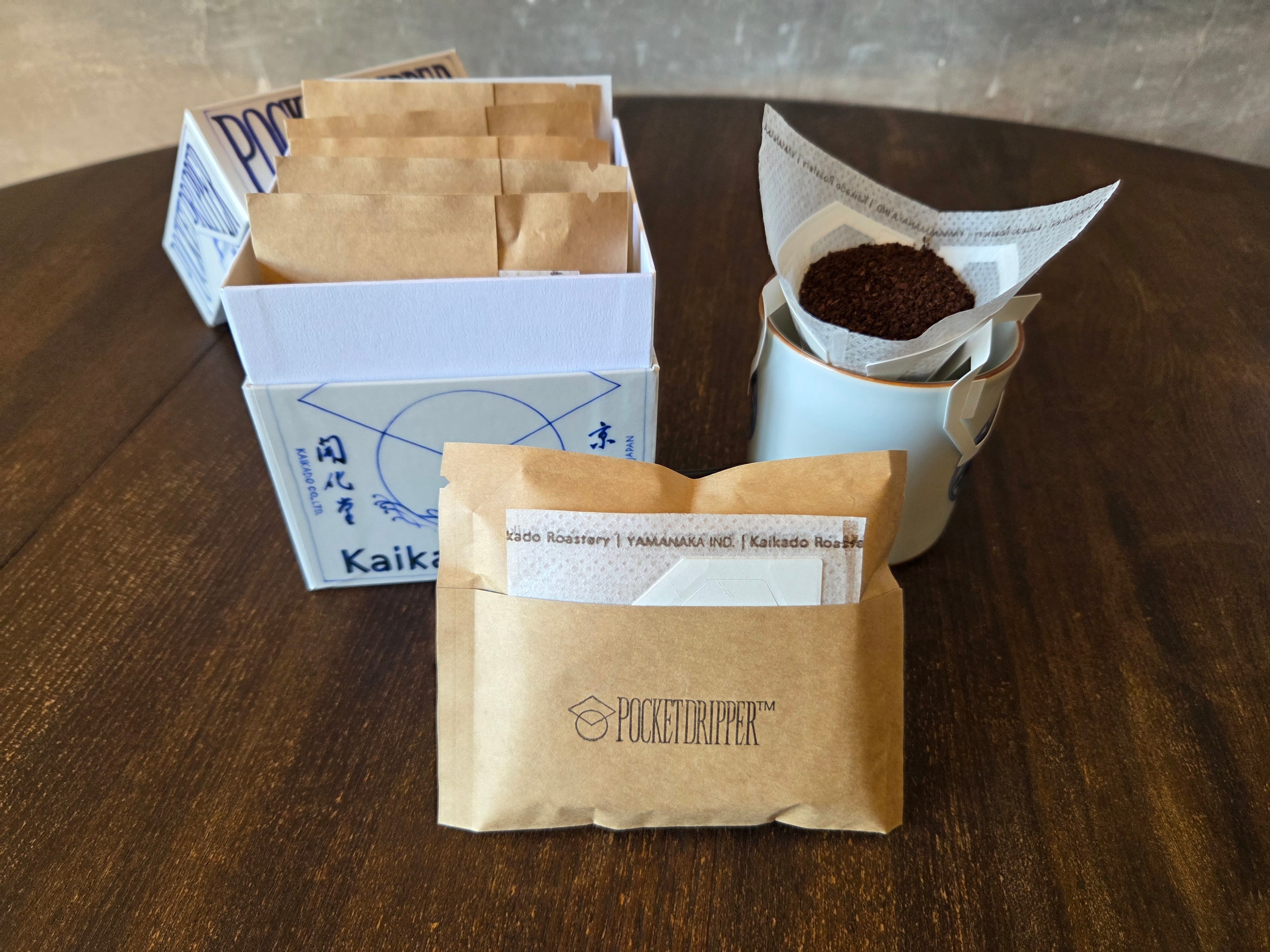 手焙り 珈琲豆】Pocket Dripper（5個入り）／Kaikado Roastery | Kaikado Cafe