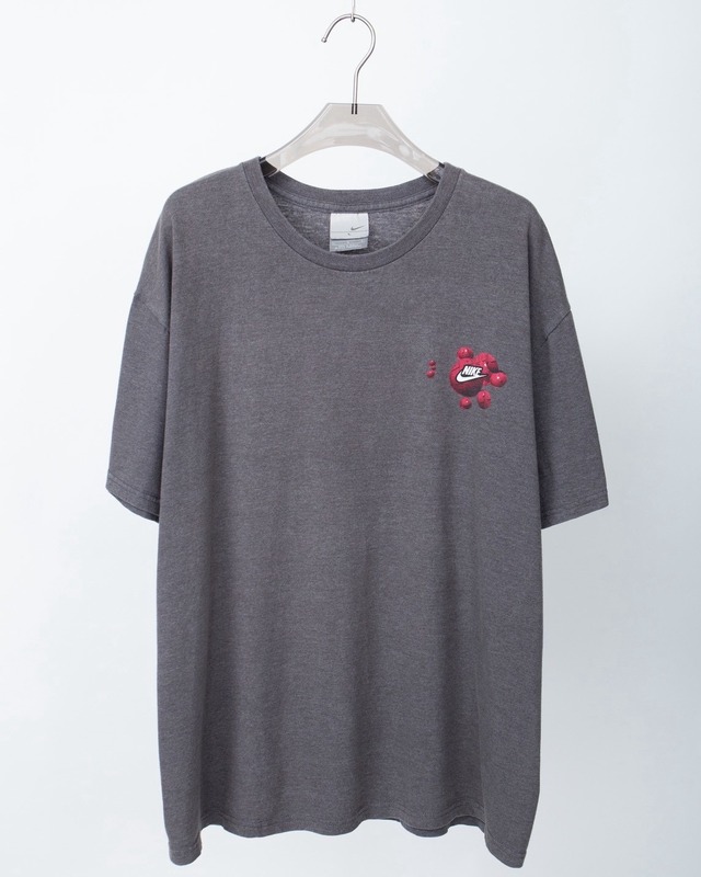 "NIKE" good fade both side print T-shirt