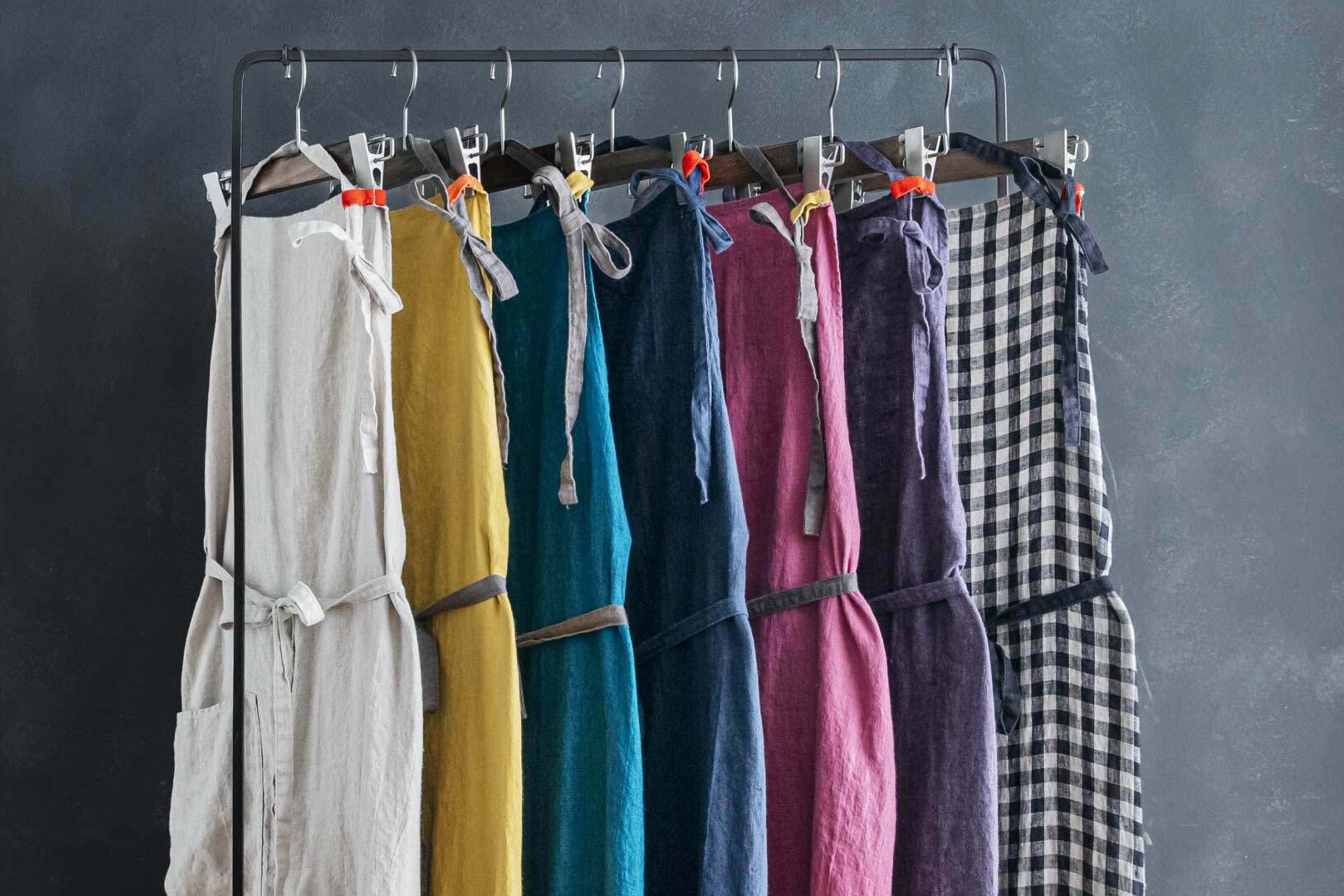 Lino e Lina リネン フルエプロン Manon（フラックス） | Zakka so-la